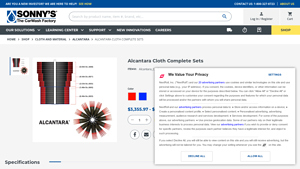 Sonny's - Alcantara Cloth Sets