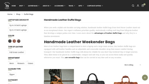 Steel Horse Leather - Handmade Leather Duffel Bags