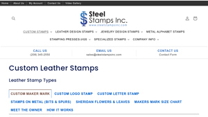Steel Stamps Inc. - Custom Leather Stamps