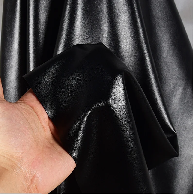 An application scenario or product detail of stretch faux leather fabric - Image 7