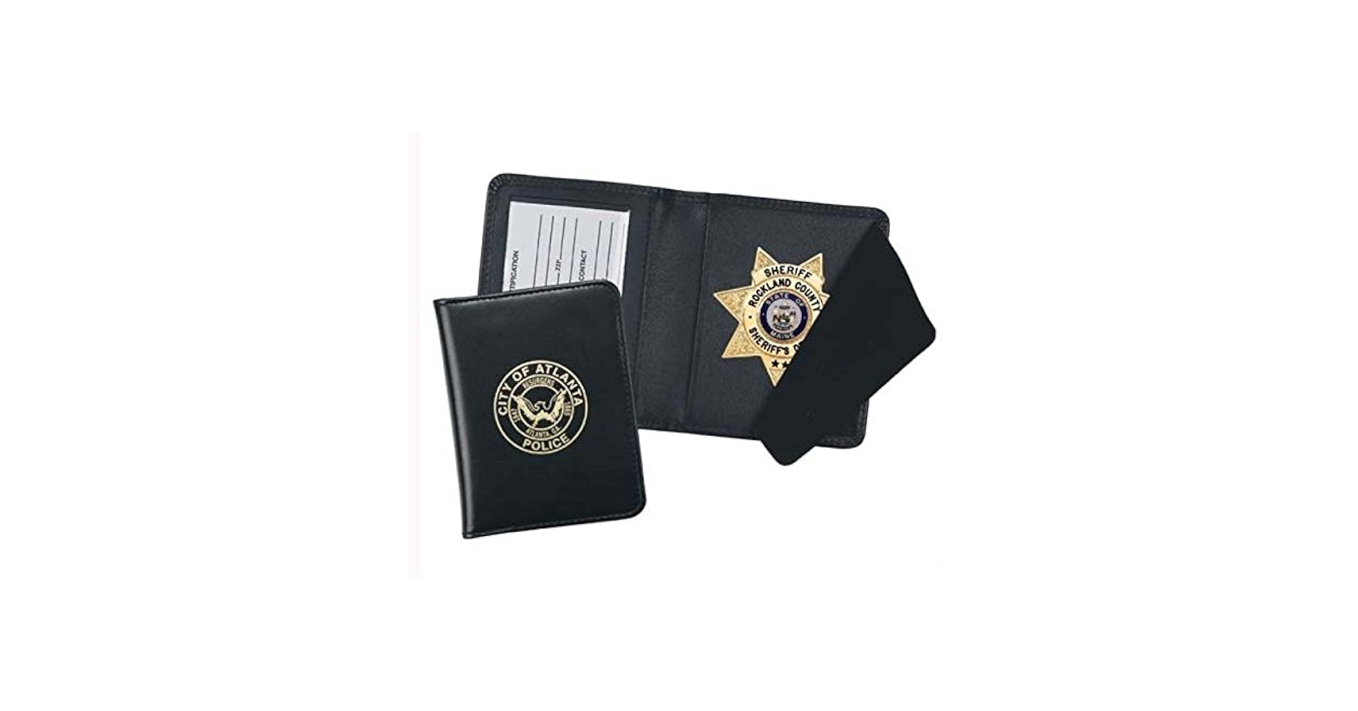 An application scenario or product detail of strong leather company badge wallet - Image 15
