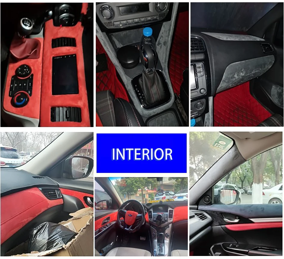 An application scenario or product detail of suede car interior - Image 20