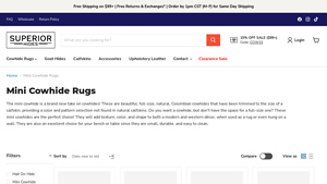 Superior Hides - Mini Cowhide Rugs