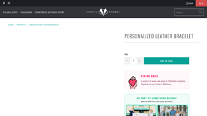 Swanky Badger - Personalized Men's Leather Bracelet