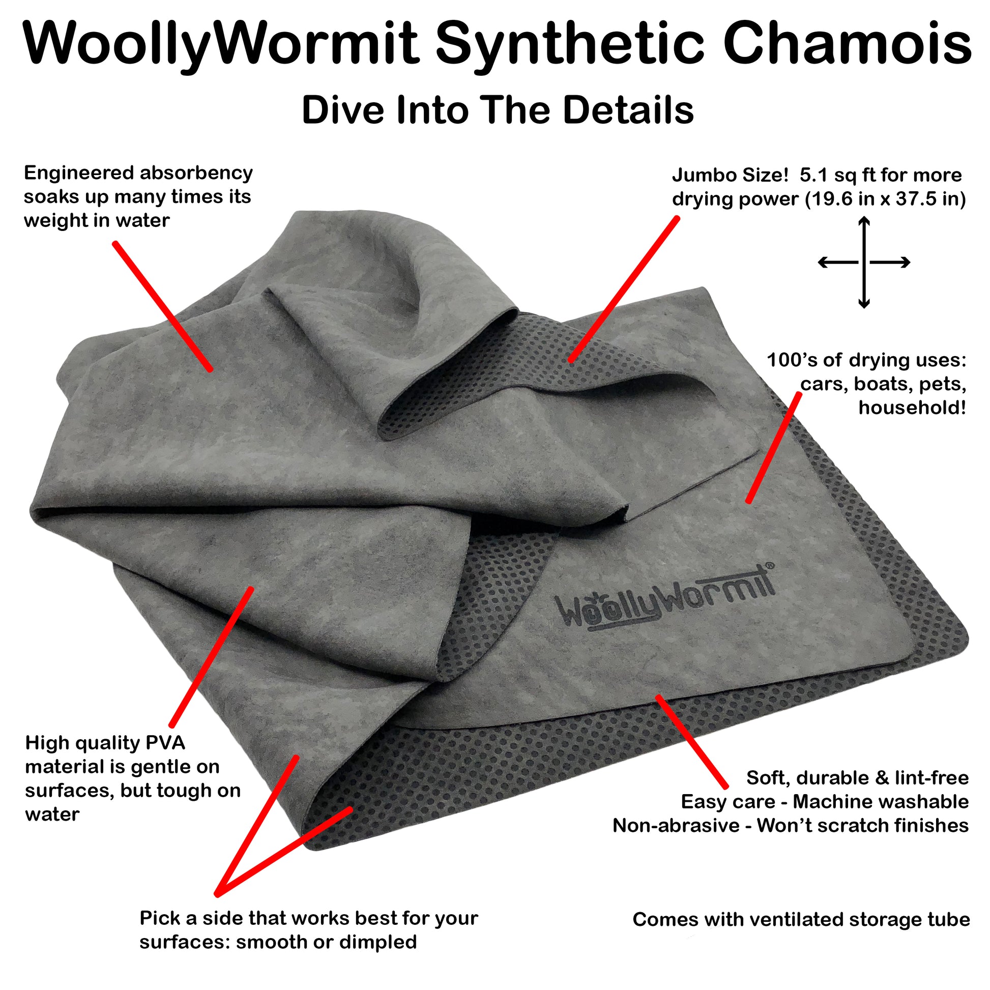 An application scenario or product detail of synthetic chamois - Image 1