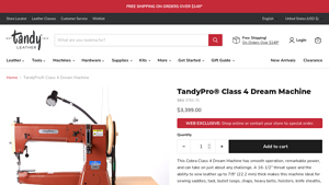 Tandy Leather - Cobra Class 4 Dream Machine