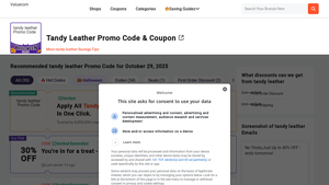 Tandy Leather - Discounts on Select Items