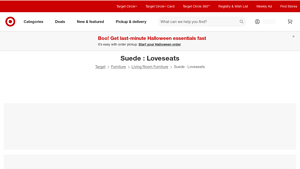 Target - Suede Loveseats