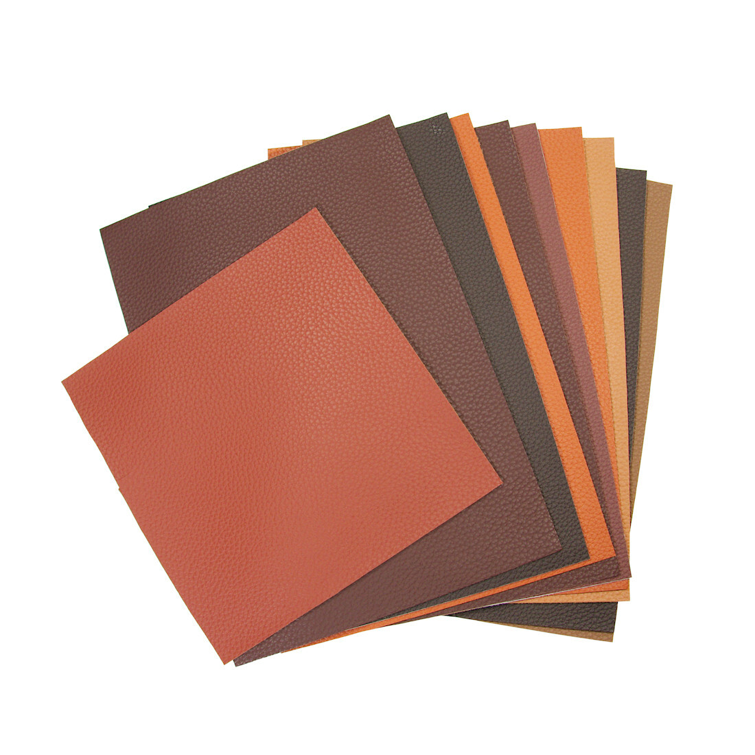 An application scenario or product detail of textured leather fabric - Image 19