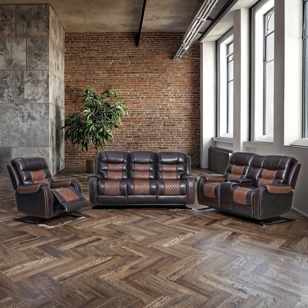 An application scenario or product detail of the leather factory couch - Image 19