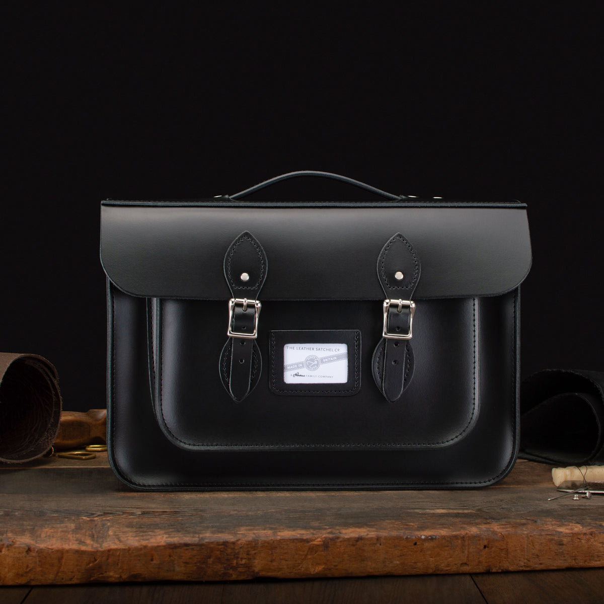 An application scenario or product detail of the leather satchel company - Image 2
