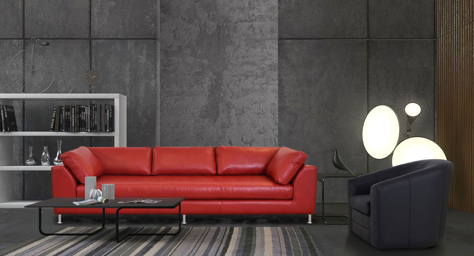 An application scenario or product detail of the leather sofa company - Image 6