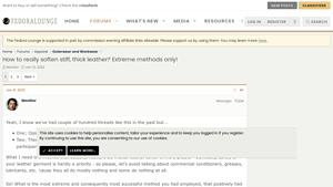 The Fedora Lounge - Leather Softening Solutions