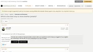 The Fedora Lounge - Leather Jacket Storage Tips