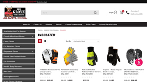 The Glove Warehouse - Lined Leather Palm Work Gloves