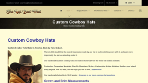 The Last Best West - Custom Cowboy Hats