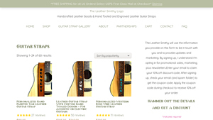 The Leather Smithy - Handcrafted Guitar Straps