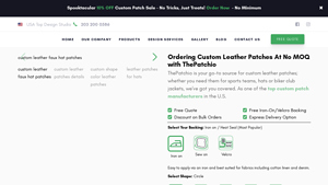 The Patch IO - Custom Leather Patches