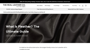 The Real Leather Company - Pleather