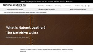The Real Leather Company - Nubuck Leather