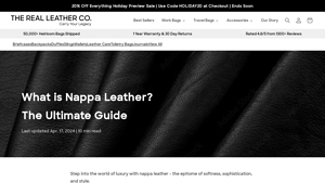 The Real Leather Company - Nappa Leather