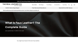 The Real Leather Company - Faux Leather Solutions