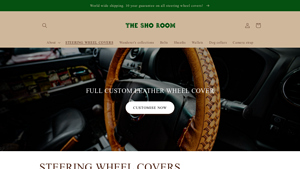 The Shoroom Leather - Custom Leather Steering Wheel Covers