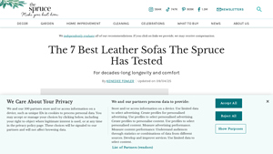 Pottery Barn - Leather Sofa