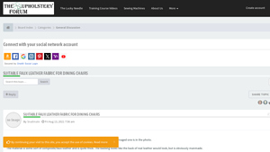 The Upholstery Forum - Bicast Faux Leather