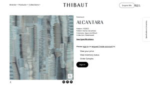 Thibaut - ALCANTARA Geometric Fabrics