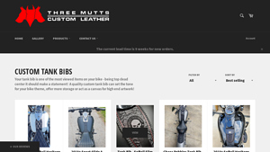 Three Mutts Custom Leather - Custom Tank Bibs