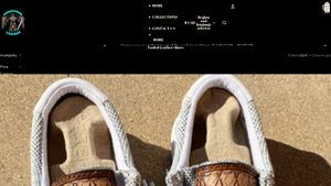 Thunderbird Leather Company - Tooled Leather Shoes