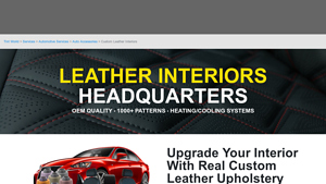Tint World - Custom Leather Interiors