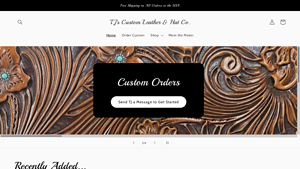 TJ's Custom Leather - High-Quality Leather Goods