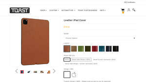 Toast - Genuine Leather Cover for iPad Pro