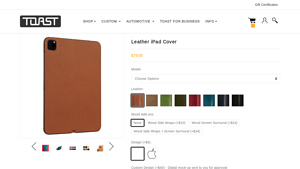 Toast - Genuine Leather Cover for iPad Pro