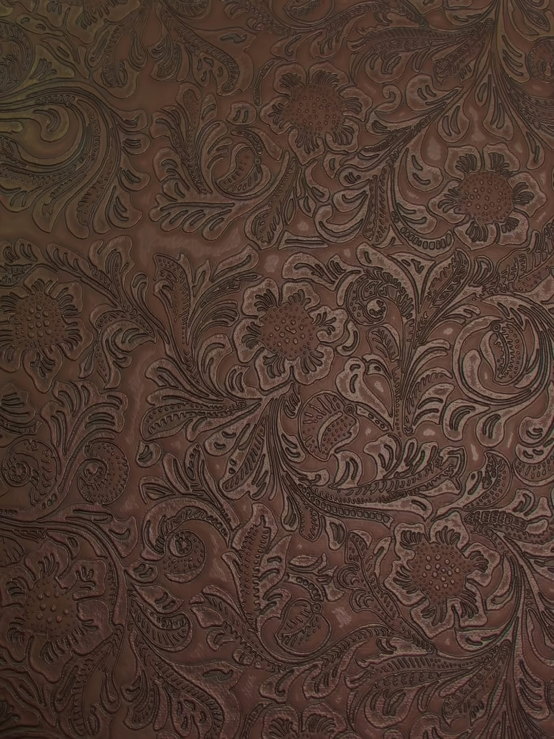 An application scenario or product detail of tooled leather fabric - Image 12