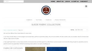 Top Fabric - Suede Collection