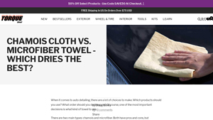 Torque Detail - Microfiber Towels