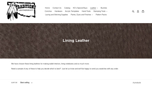Traditions Leathercraft - Lining Leather Collection