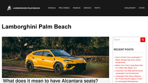 Alcantara - Automotive Interior Material