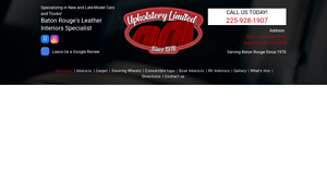 Upholstery Limited - Custom Leather Interiors