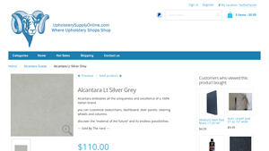 Alcantara - Lt Silver Grey Suede