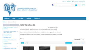 Upholstery Supply Online - Alcantara Suede