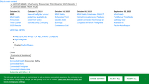 MSA Safety - Custom Cairns Fire Helmet Shields