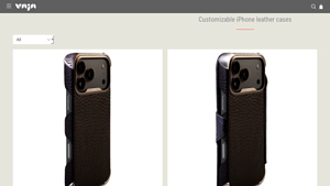 Vaja Cases - Custom Buckler Grip iPhone 17 Series Leather Case