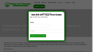 Value Act Cleaners - Leather Cleaning & Restoration Services