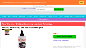 Tear Mender - Instant Fabric & Leather Adhesive