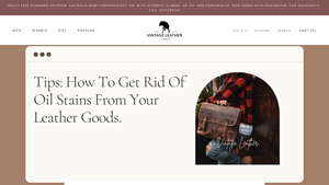 Vintage Leather Sydney - Leather Goods
