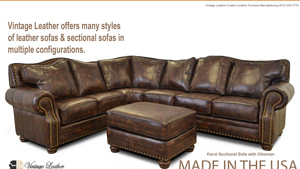 Vintage Leather Manufacturing - Premium Leather Furniture